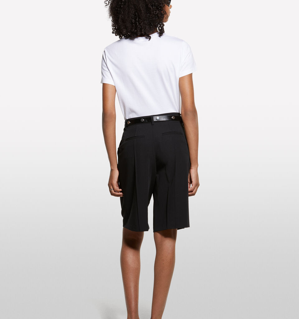 White boxy fit t-shirt - women's short sleeve t-shirts - White | Sisley image number 2
